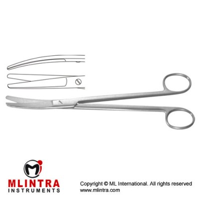 Wertheim ssor CurvedGynecological Sci Stainless Steel, 23 cm - 9"